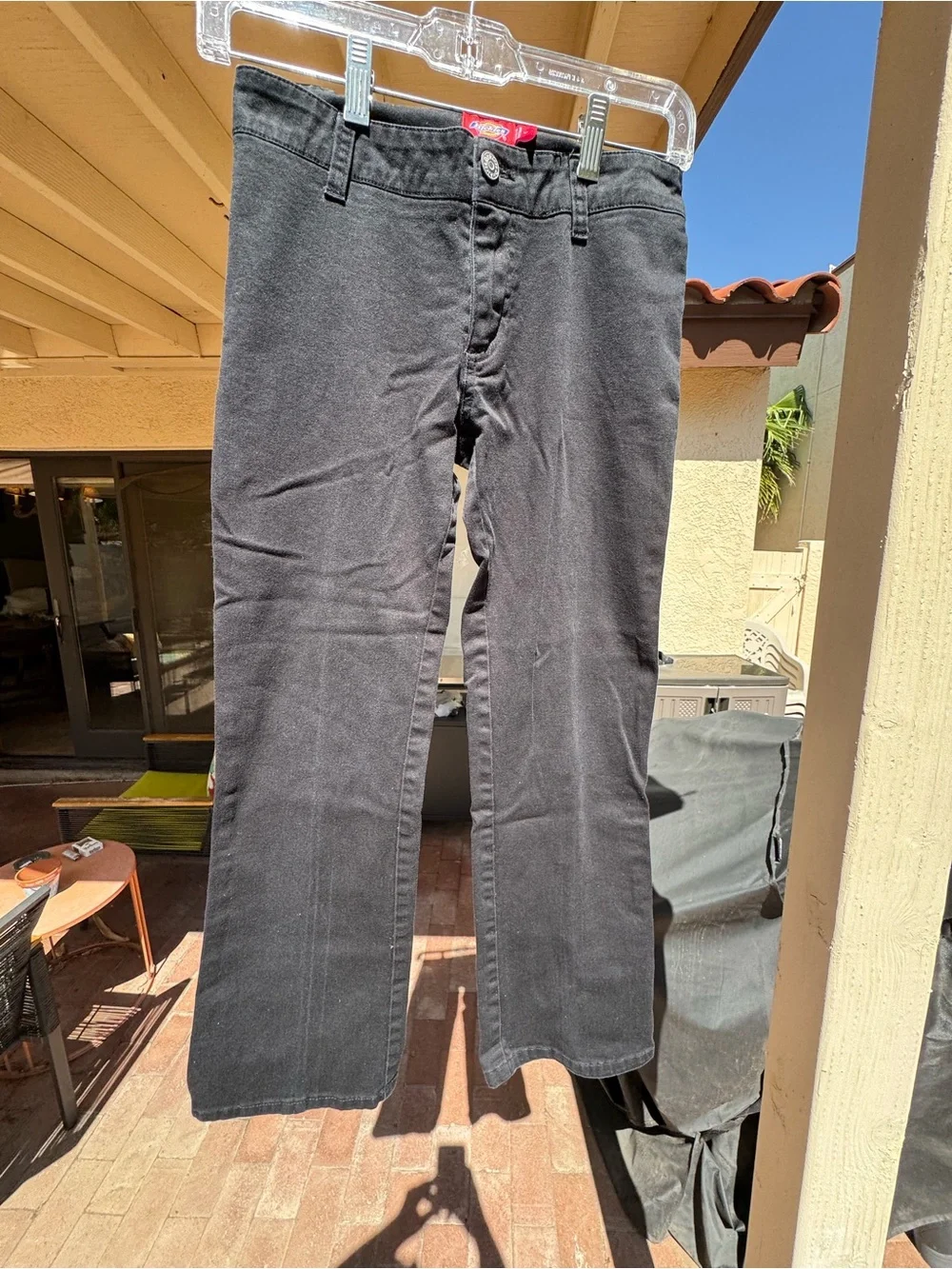 Dickies Black Junior Jeans Size 1  Red Logo Patch